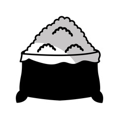 flour ingredient isolated icon vector illustration design