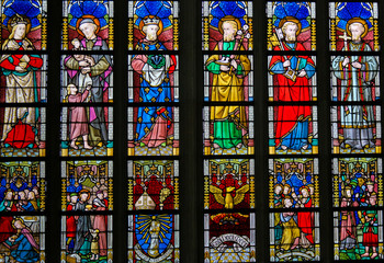 Stained Glass - Catholic Saints