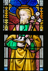 Fototapeta na wymiar Stained Glass - Sainty Joseph