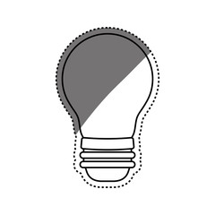 Bulb or big idea icon vector illustration graphic design