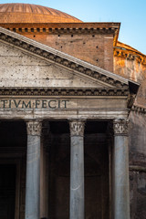 Obraz premium Pantheon in Rome in Morning Light