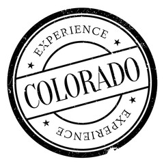 Colorado stamp rubber grunge
