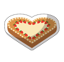 delicious sweet pie icon vector illustration design