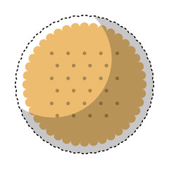 delicious sweet cookies icon vector illustration design
