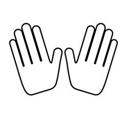 hands human made icon vector illustration design