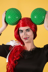 Pop art fashion girl