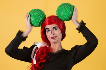 Pop art fashion girl