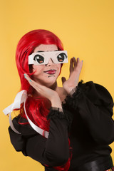 Pop art fashion girl