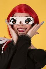 Pop art fashion girl