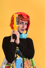 Pop art fashion girl