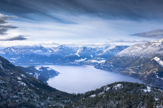 Aerial View of the Rocky Mountains