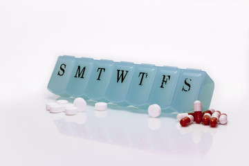 Pill box and Pain Pills