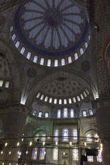 Fototapeta na wymiar Blue Mosque Ceiling