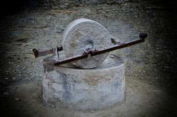 Old millstone