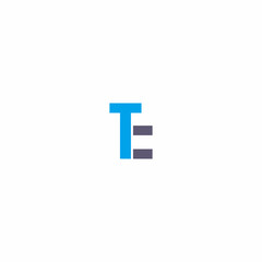 Letter T E Logo