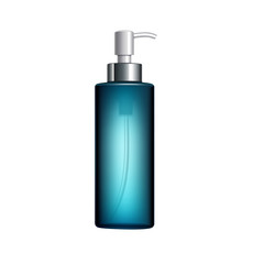 aquamarine cosmetic bottle