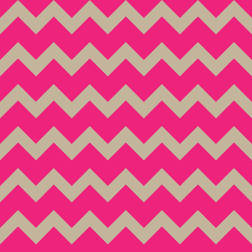 Fashion zigzag pattern in retro colors, seamless vector backgrou
