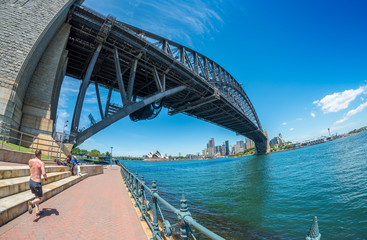 SYDNEY - OCTOBER 2015: Sydney Harbour Bridge. Sydney attracts 20 © jovannig