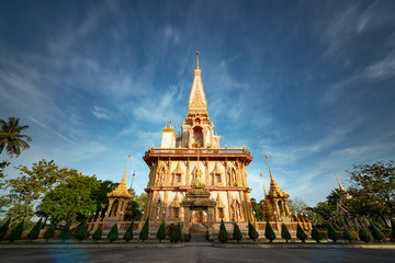 Chalong temple  in Phuket Thailand