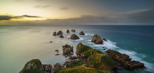 Sunrise From Lookout Point at Nugget Point Lighthouse, Caitlins,