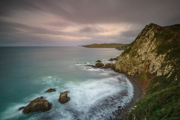 Sunrise From Lookout Point at Nugget Point Lighthouse, Caitlins,