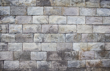 mixed color brick wall