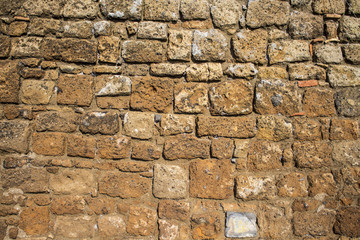 lateritious brick wall