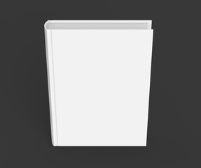 Blank hard cover book template