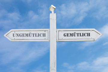 Fototapeta premium Schild 143 - Gemütlich