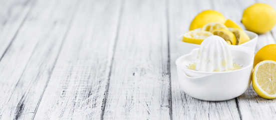 Fresh made Lemon Juice
