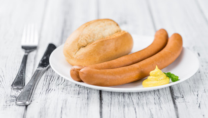 Wiener Sausages (selective focus)