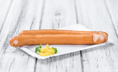 Wiener Sausages (selective focus)