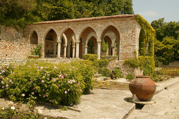 Balchik Palace and garden in Bulgaria