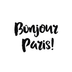Hand drawn lettering poster