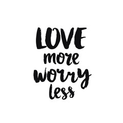 Hand drawn lettering poster