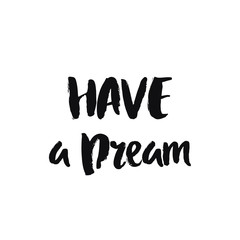 Hand drawn lettering poster