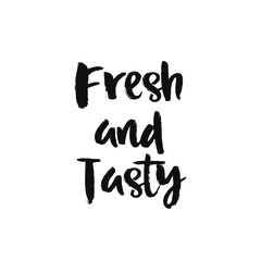 Hand drawn lettering poster