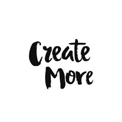 Hand drawn lettering poster