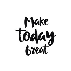 Hand drawn lettering poster