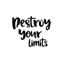 Hand drawn lettering poster