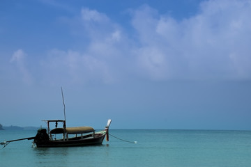 The fishing boat at Krabi, Thailand