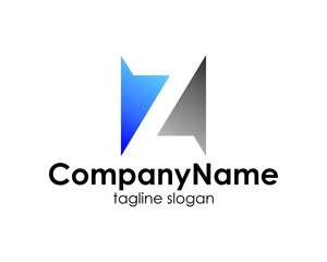 company name, logo, letter z