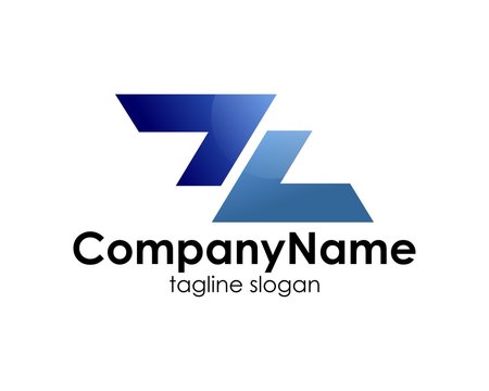 company name, logo, letter z