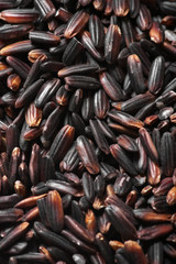 Pile of black rice