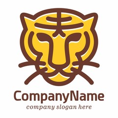 Fototapeta premium Wild Animal icon logo vector template