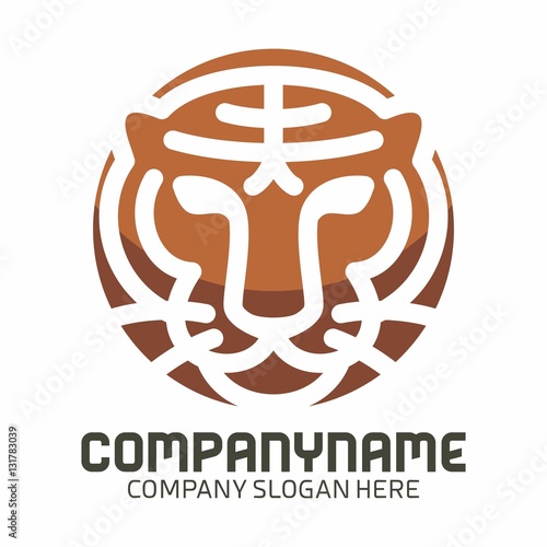 "Wild Animal icon logo vector template" Stockfotos und lizenzfreie