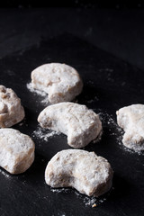 cookies with powdered sugar