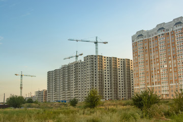 construction of the new building