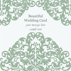 Wedding Invitation card Imperial style