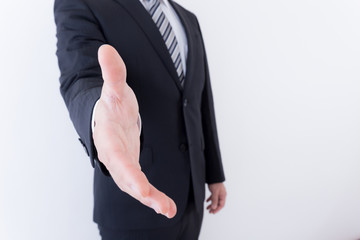 Obraz premium 男性 ビジネスマン 握手